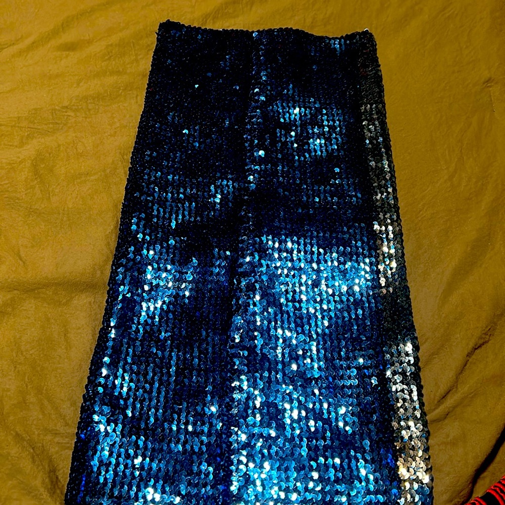 Blue skirt